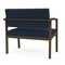 Lesro Lenox Steel Bariatric Chair Metal Frame, Bronze, RF Blueberry Upholstery LS1401 - alternate 3